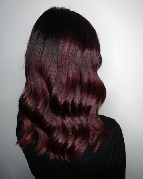 Dark Red ombre