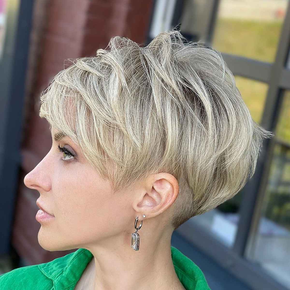 Feminine Pixie Cut for Thin Hair