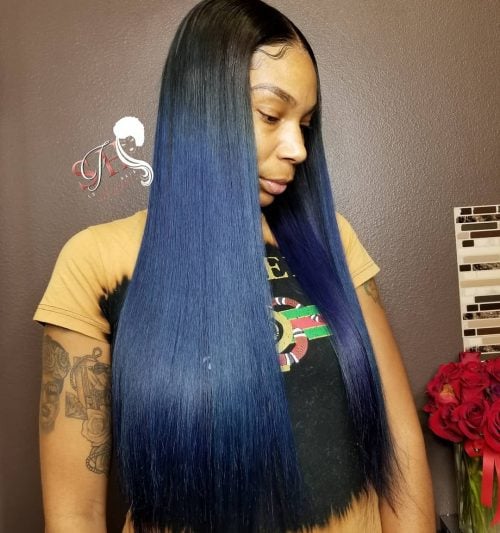 Midnight Blue Weave