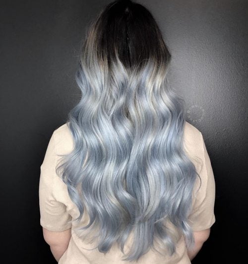 Pastel Blue Ombre