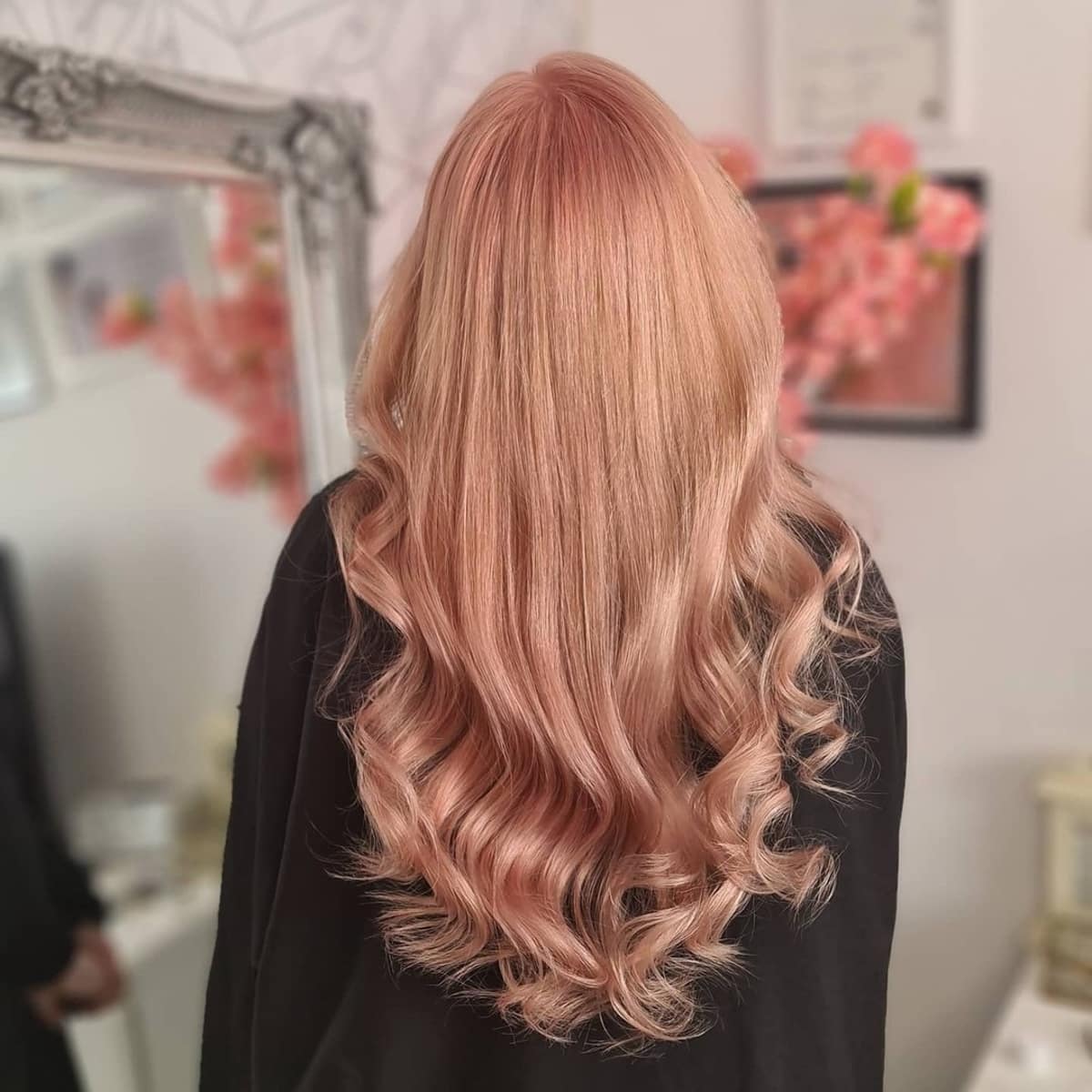 Peachy pink tone