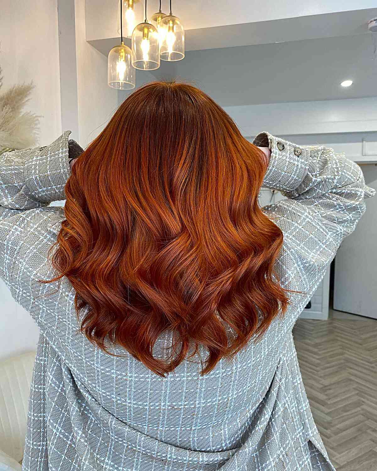 Rich Pumpkin Spice Copper Medium Hair