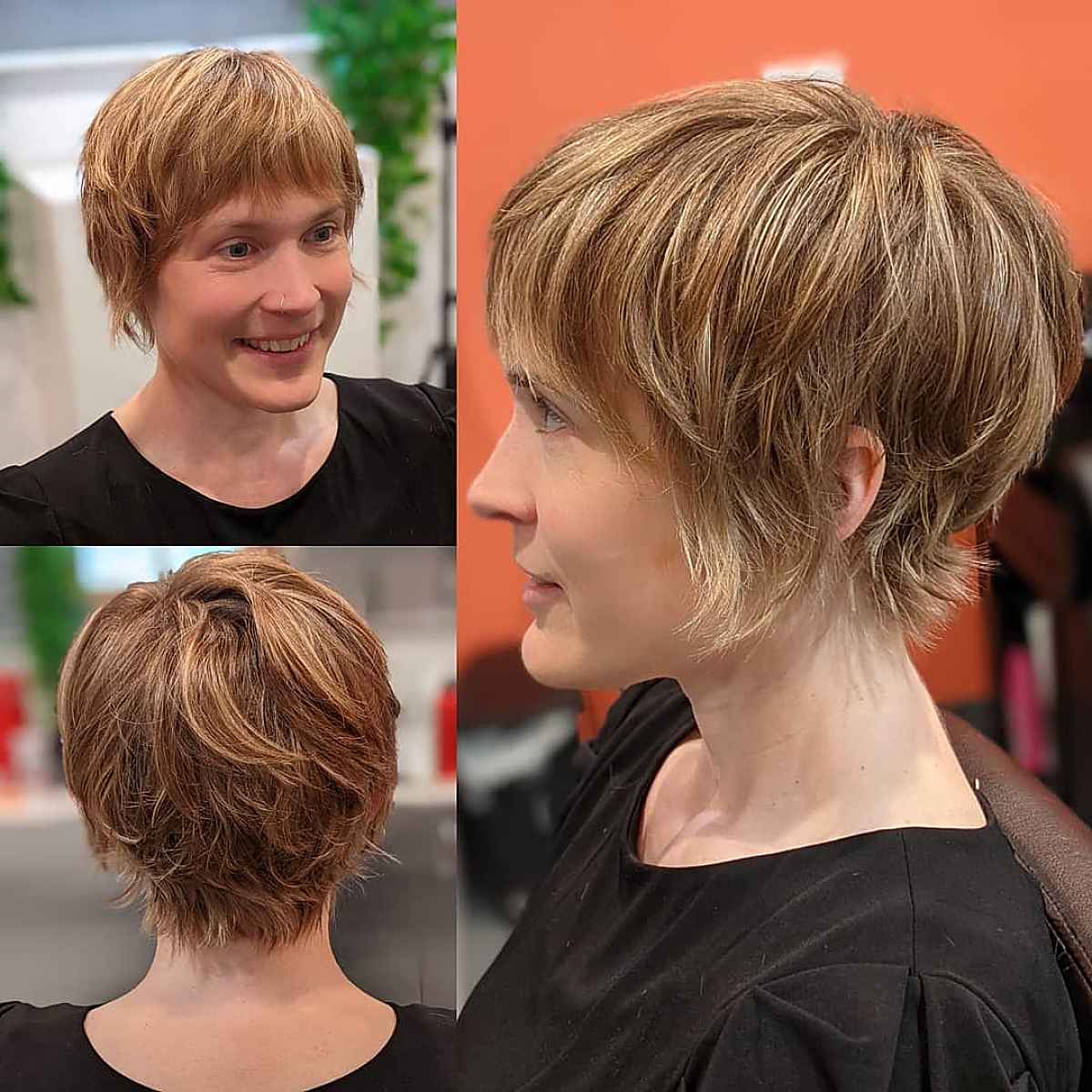 Shaggy Pixie for Short, Thin Hair