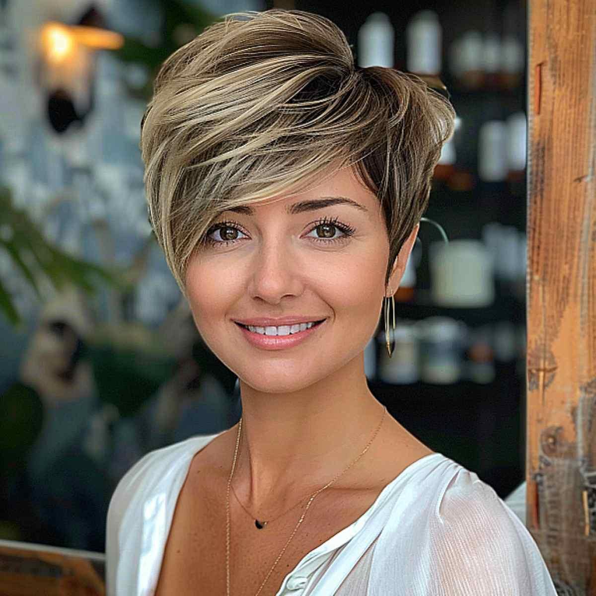 The Low-Maintenance Long Pixie Cut