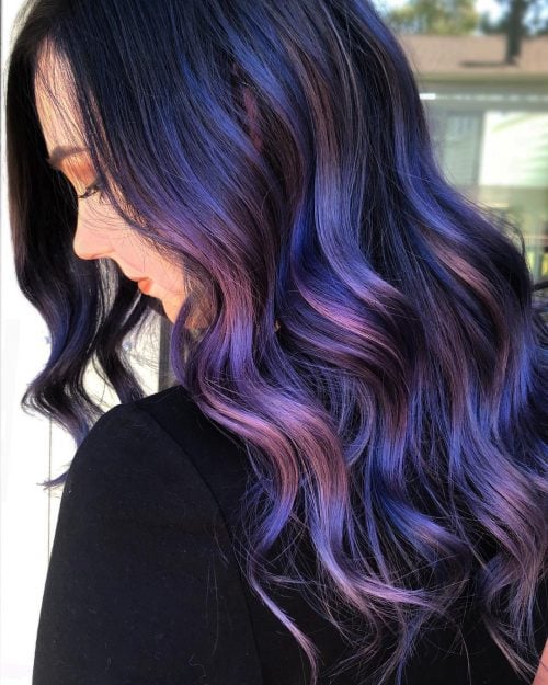 Ultraviolet Purple Highlights