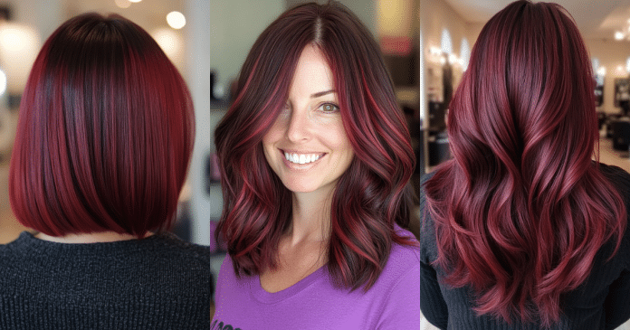 19 Red-Violet Hair Looks to Elevate Your Style in 2025