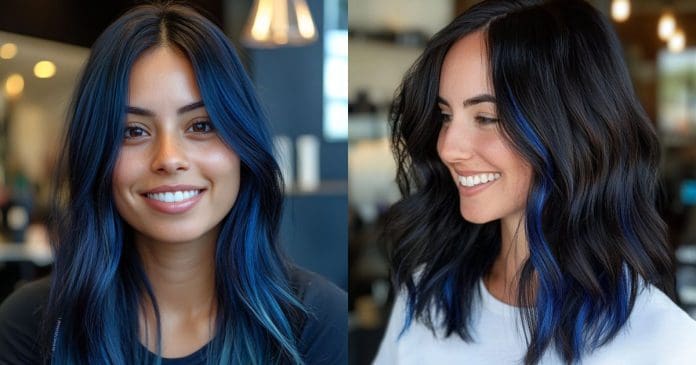 22 Most Amazing Blue Black Hair Color Looks of 2025