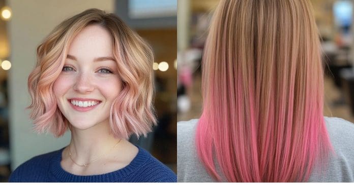 24 Gorgeous Pink Balayage Ideas