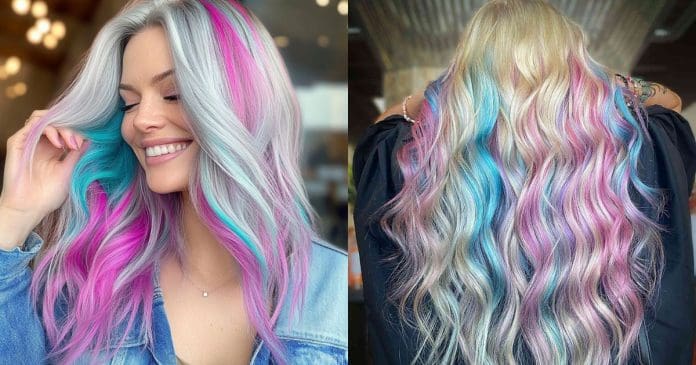 25 Pastel Cotton Candy Hair Colors You’ll Absolutely Love