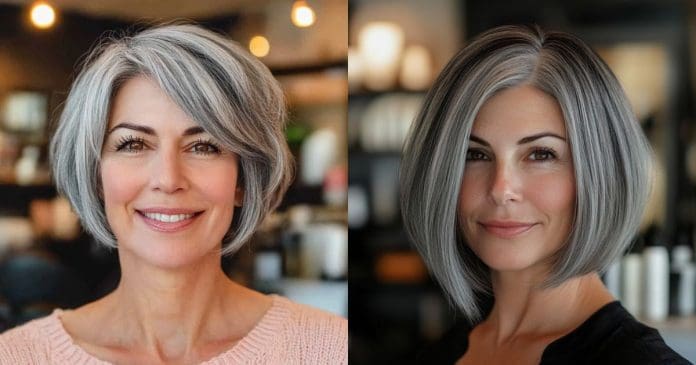 28 Trendiest Salt and Pepper Hair Color Ideas for Women