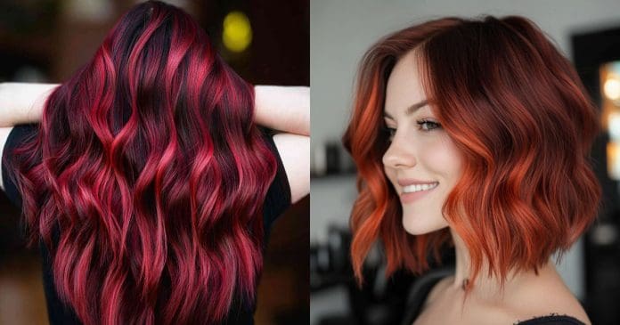 30 Hottest Red Balayage Hair Ideas Perfect for 2025