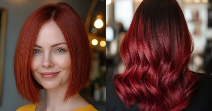 30 Red Balayage Hair Colors for a Fiery Look in 2025