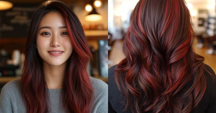 35 Best Red Highlights in 2025 for Brown, Blonde & Black Hair