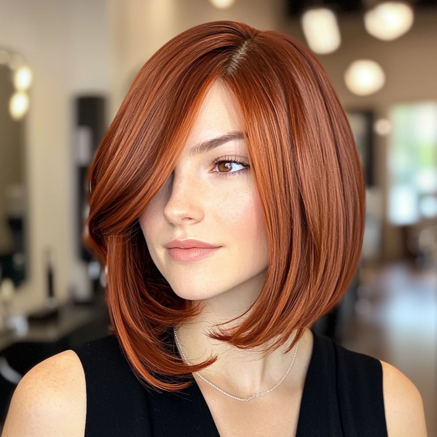 Auburn Layered Bob