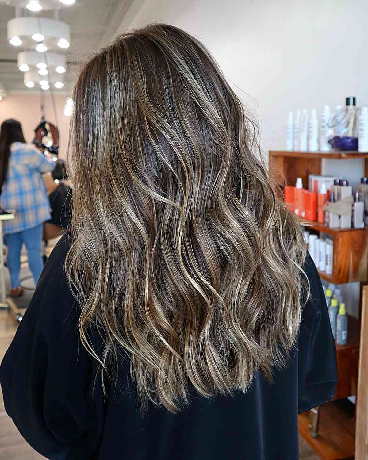 Ashy Brown-Blonde Bronde Balayage Hair Tones