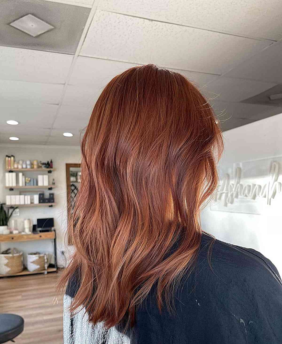 Auburn Brown on Thin Hair