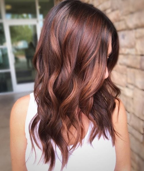 Auburn Red Balayage