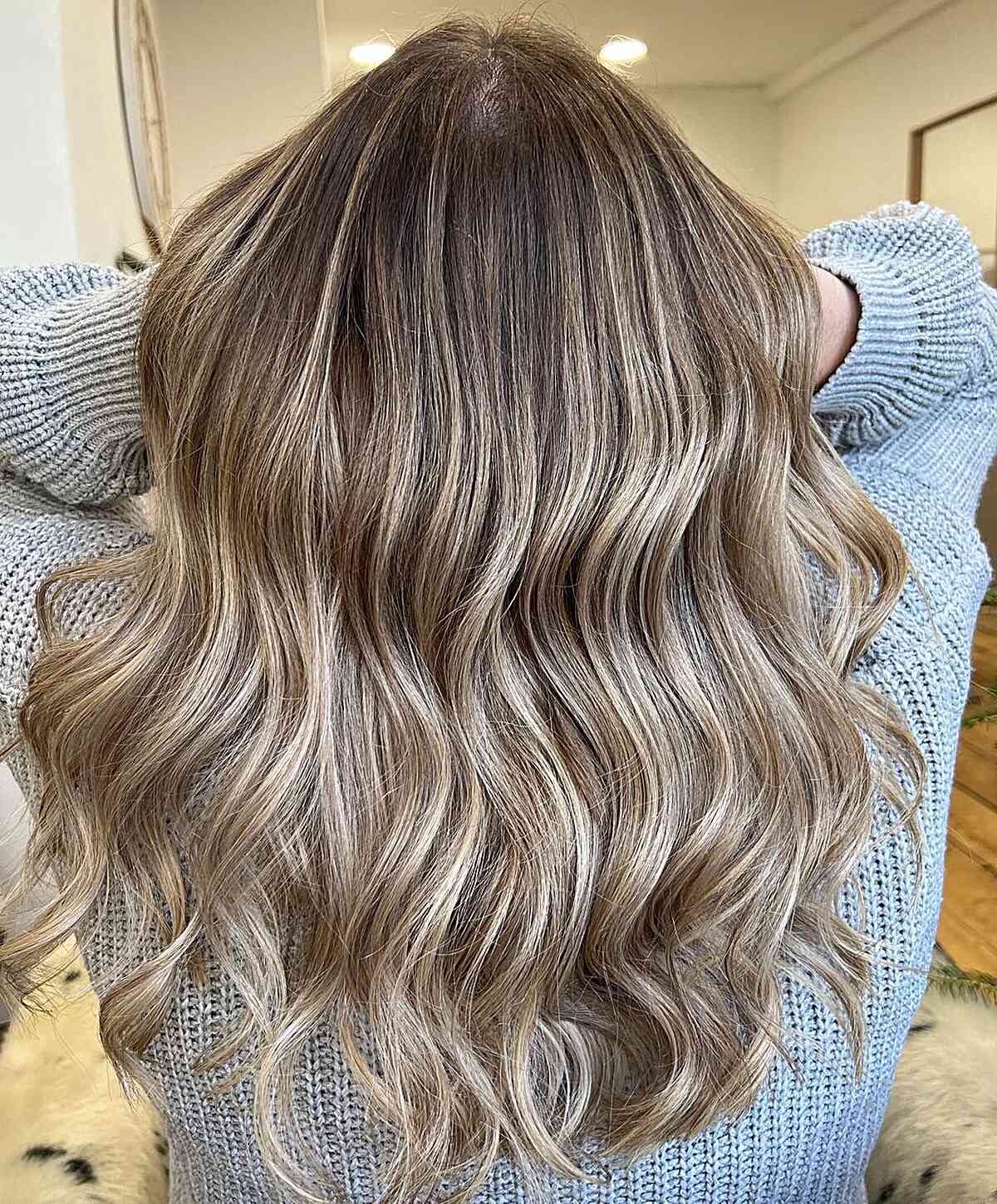 Beige Bronde Balayage Hair