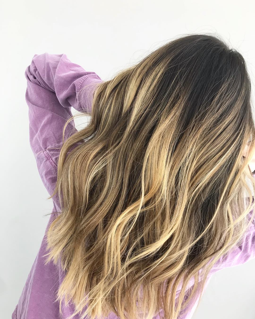 Black and Blonde Balayage