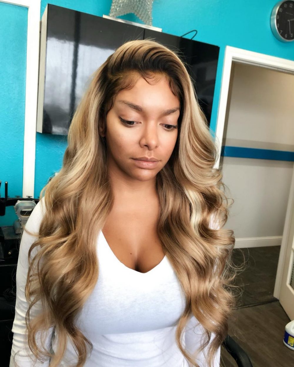 Blonde Hair Weave for Pretty Black Women