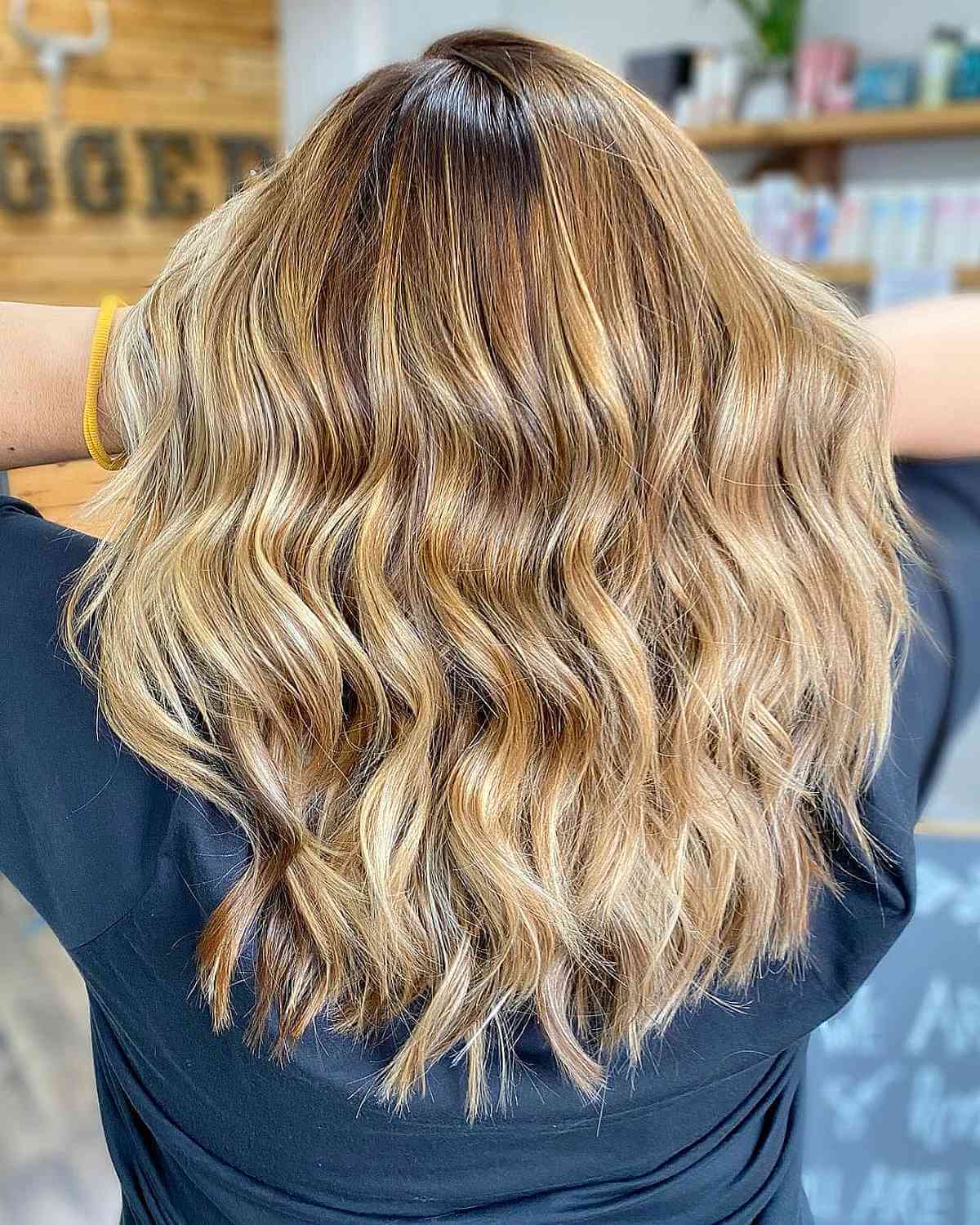 Buttery Honey Blonde Balayage