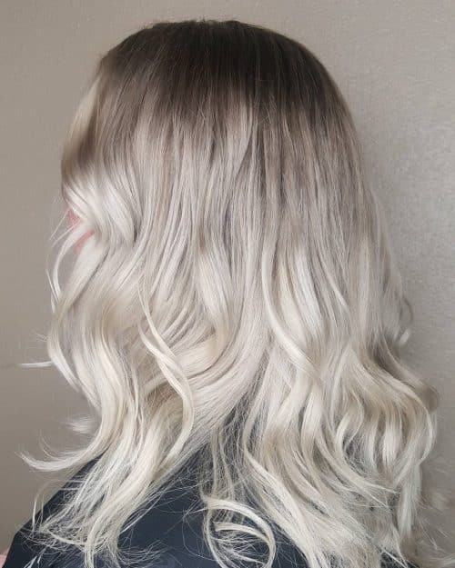 Classic Platinum Ash Blonde Hair Color