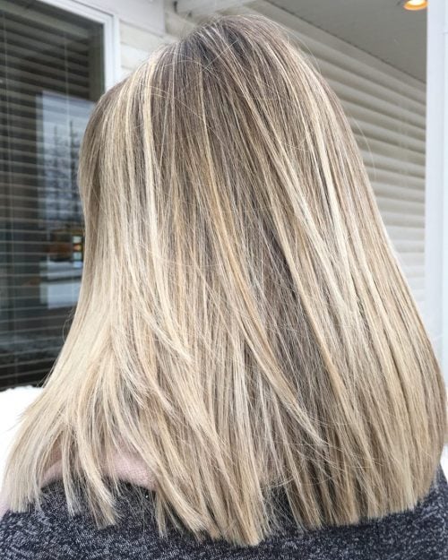 Coolest Platinum Blonde Balayage