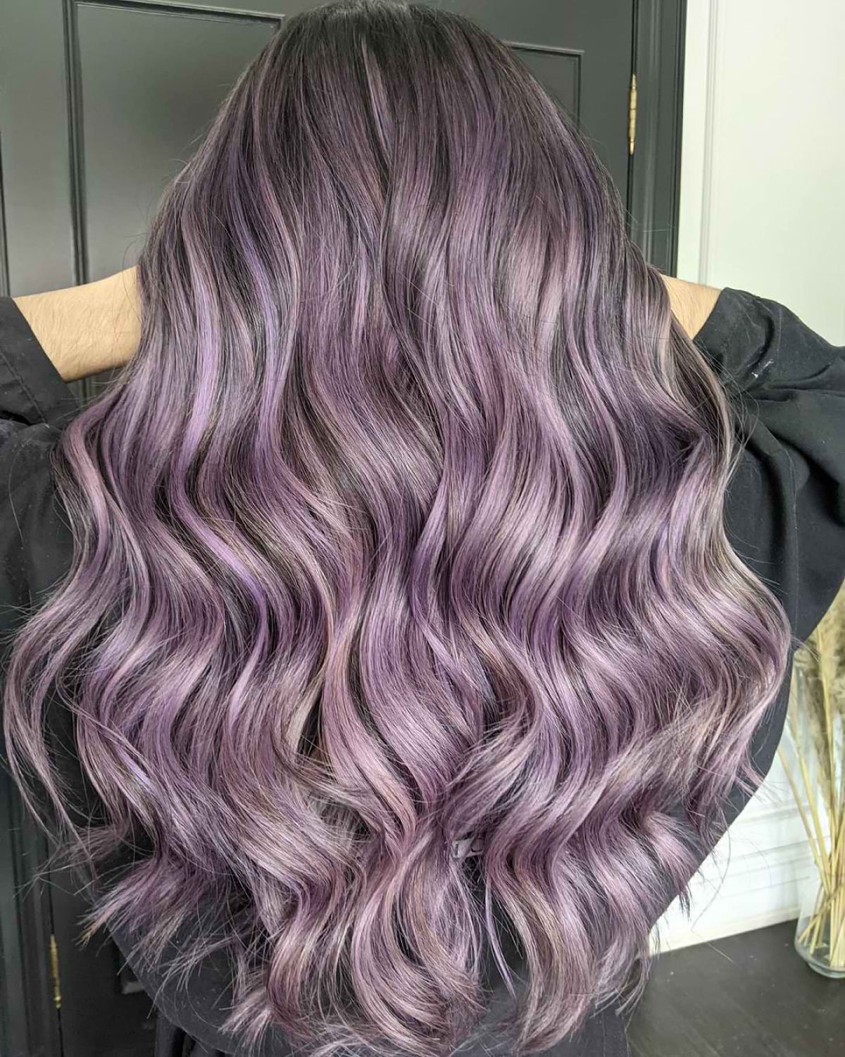 Curly Lilac Hair