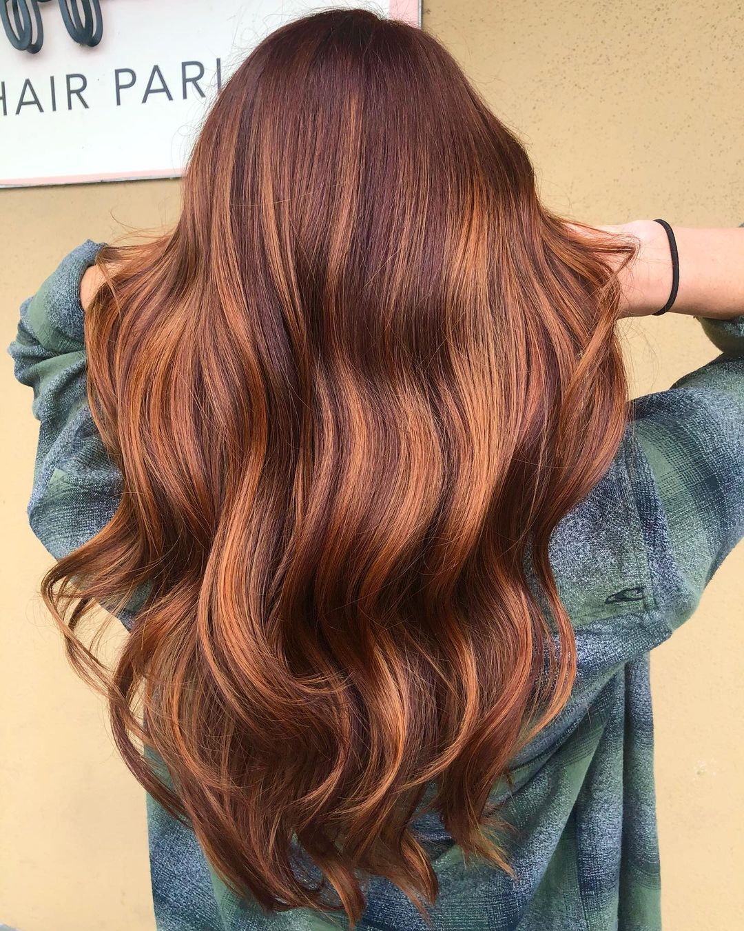 Dark Auburn Balayage