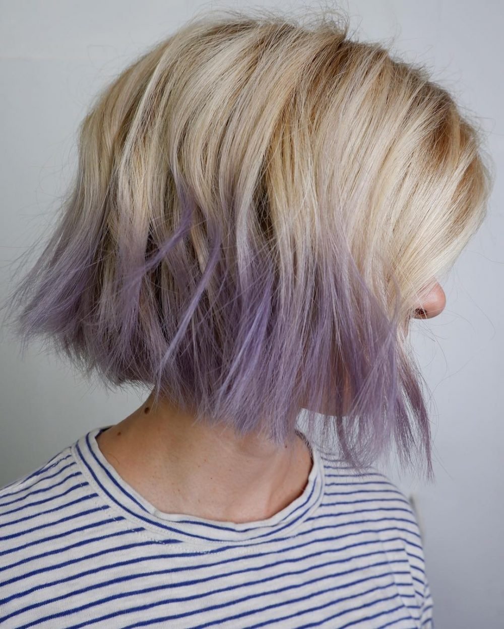 Dark Lilac Dip Dye