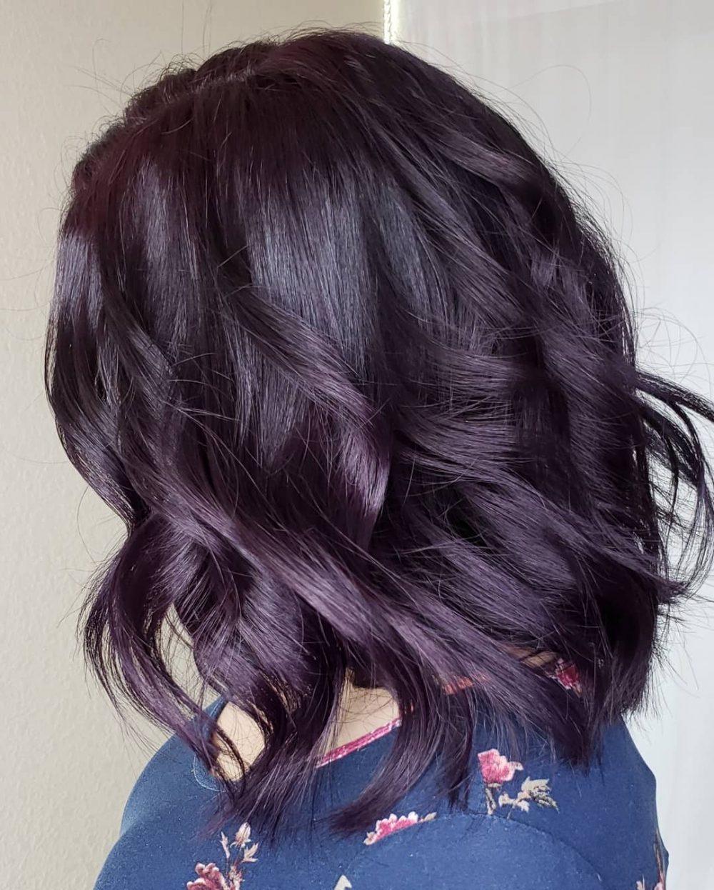 Deep Plum Hair Color