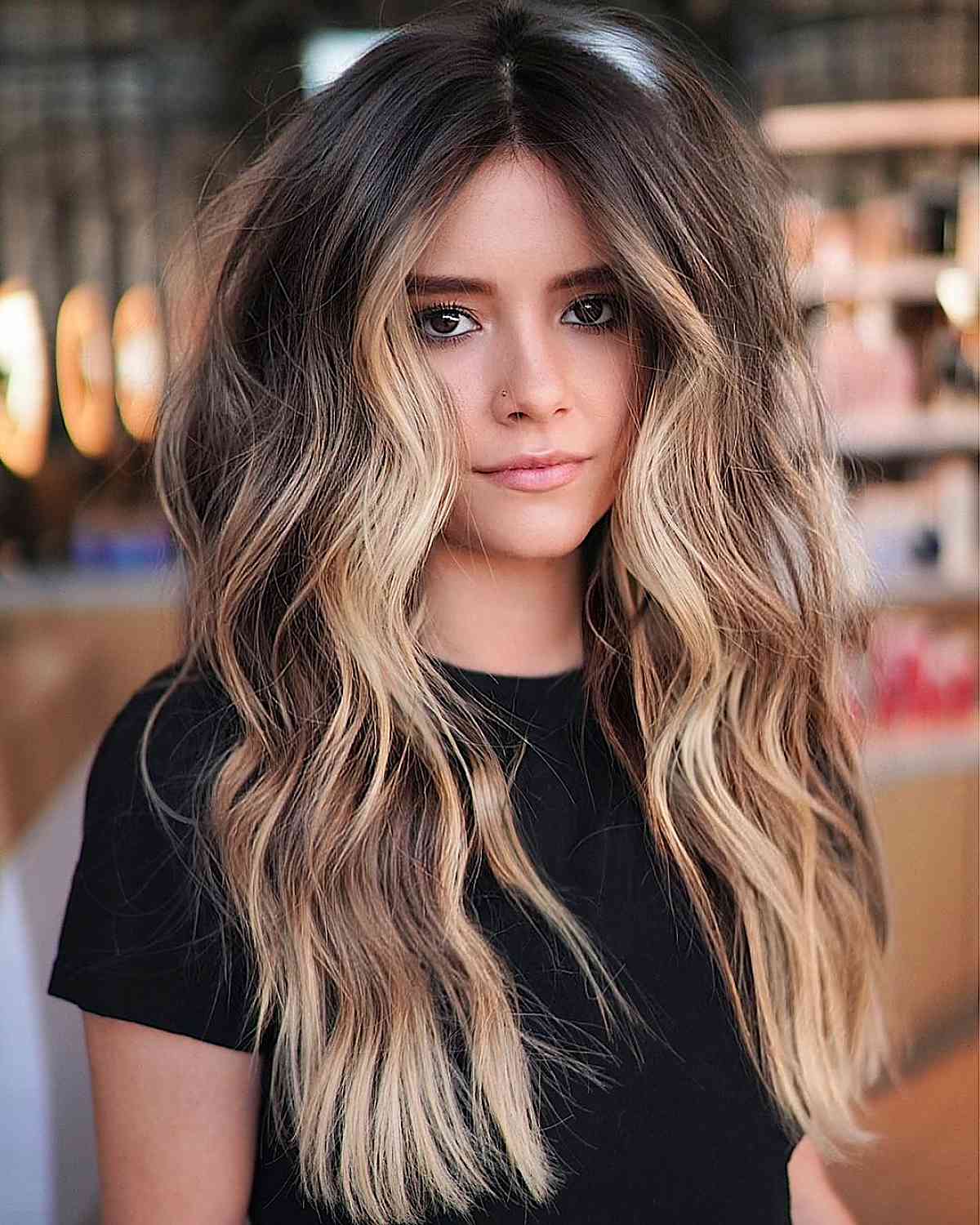 Delightful Dark to Medium Brown Hair with Highlights