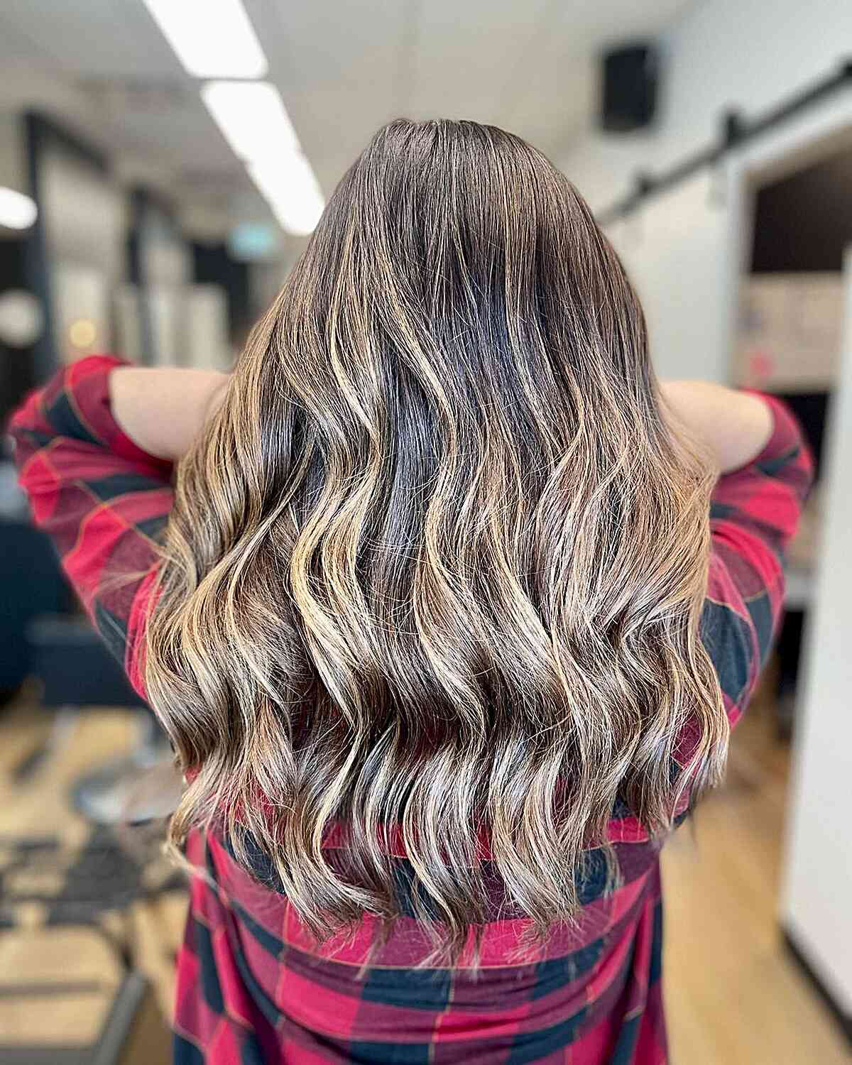 Dimensional Bronde Balayage Highlights