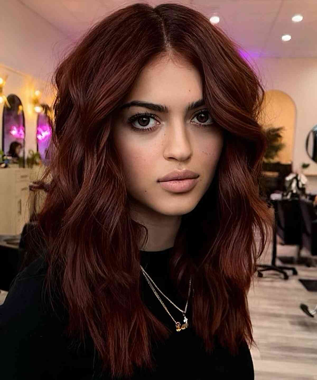 Fiery Auburn Hair Color