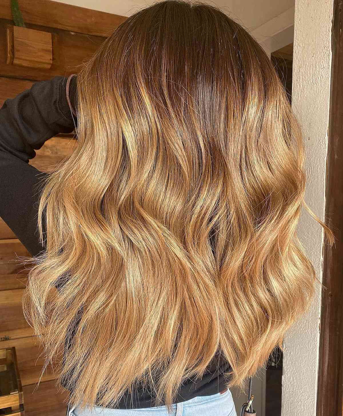 Honey Blonde Color Melt