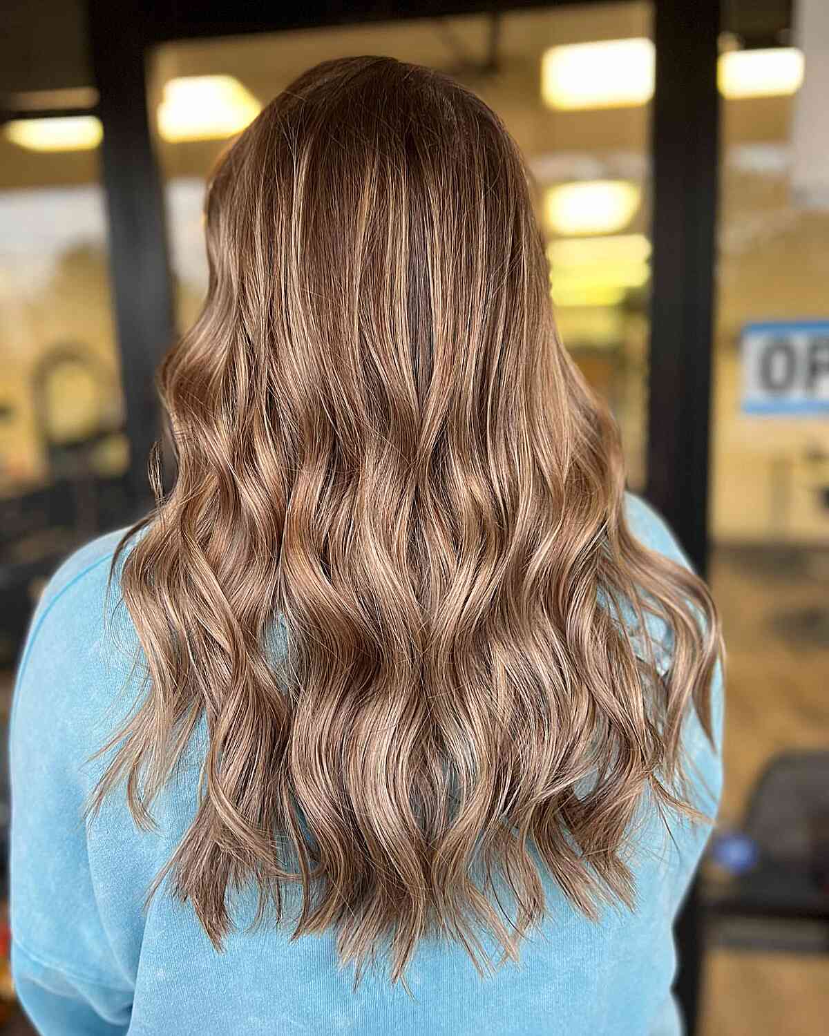 Honey Bronde Hair Balayage