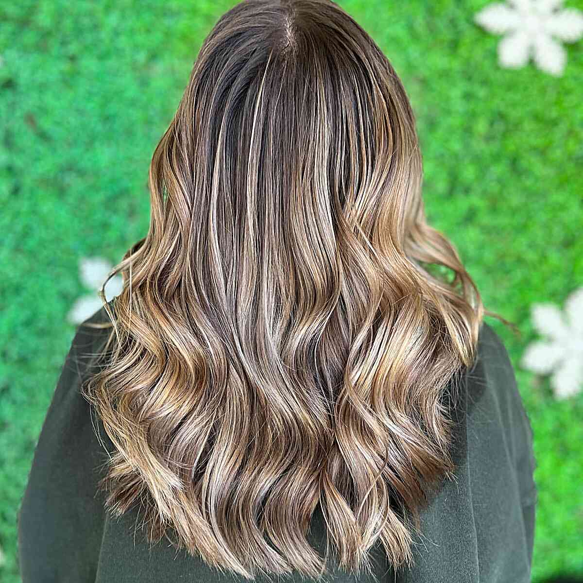 Icy Bronde Balayage Hair