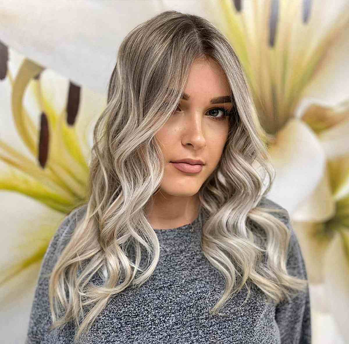 Light Ashy Blonde Highlights