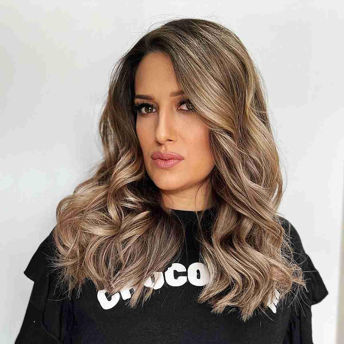 Light Golden Brown Balayage Hair Color