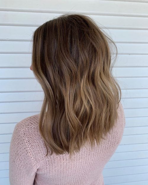 Low-Maintenance Caramel Brown Ombre