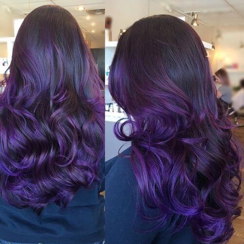 Multi-Tonal Amethyst Balayage