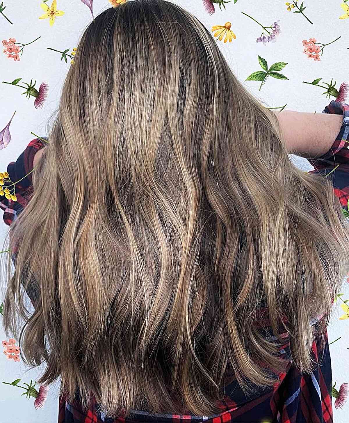 Muted Warm Bronde Balayage