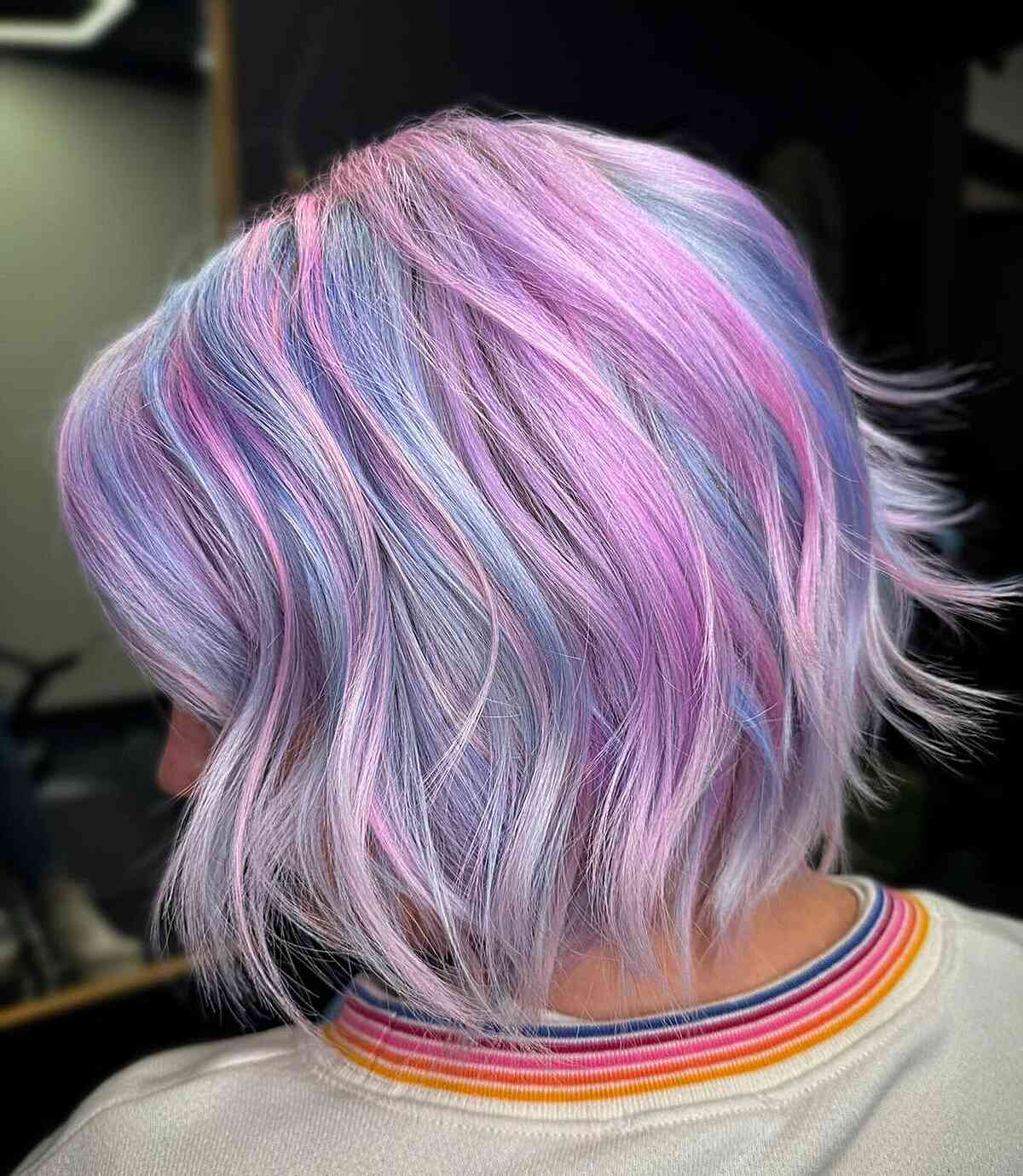 Pastel Cotton Candy Hair Color