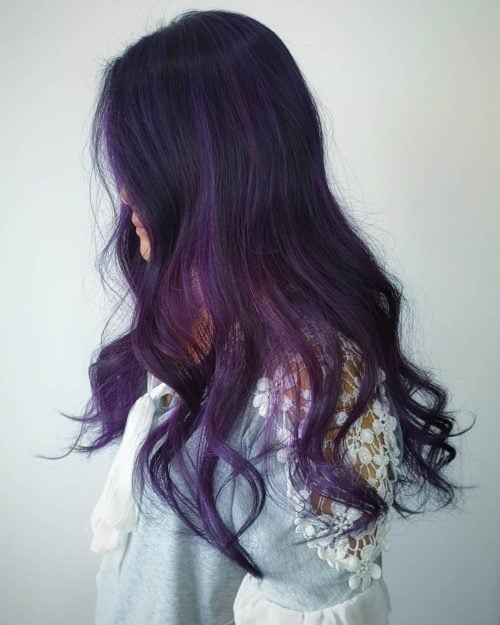 Purple Balayage