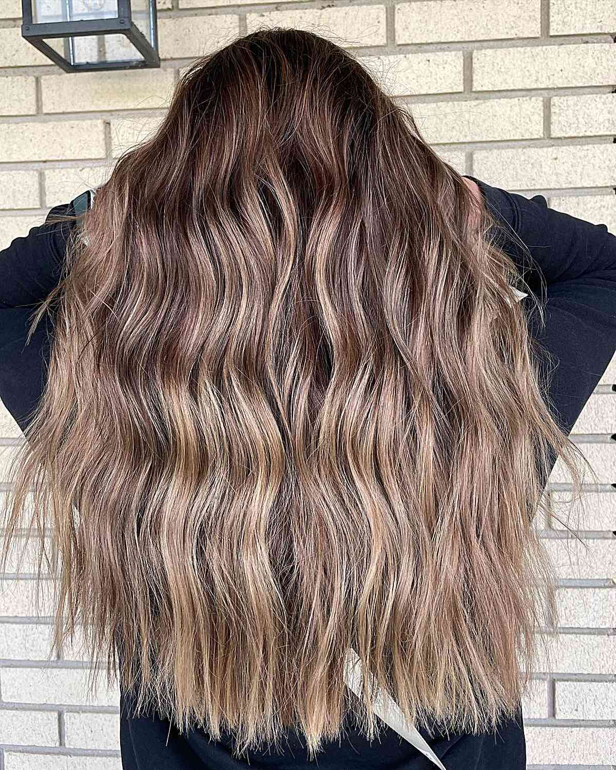 Root Melt on Light Bronde Balayage Hair