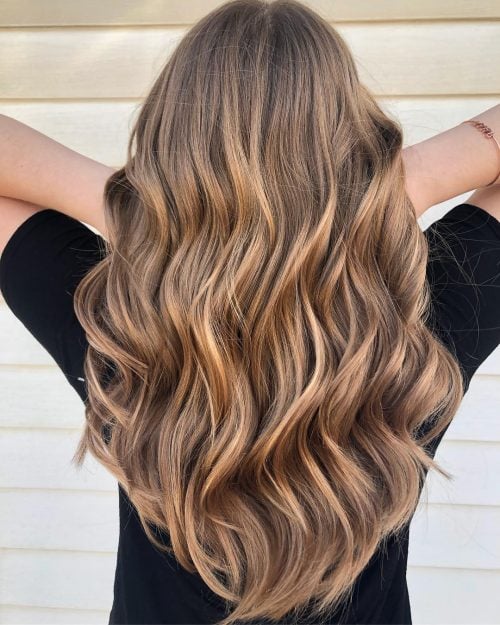 Sexy Golden Caramel Brown Hair