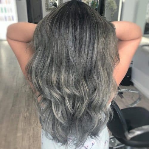 Smokey Ash Blonde Hair Color