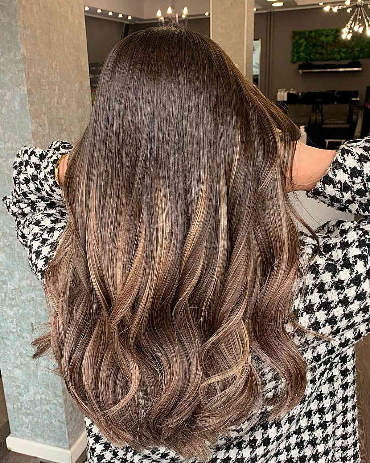 Soft Bronde Balayage on Brown Hair