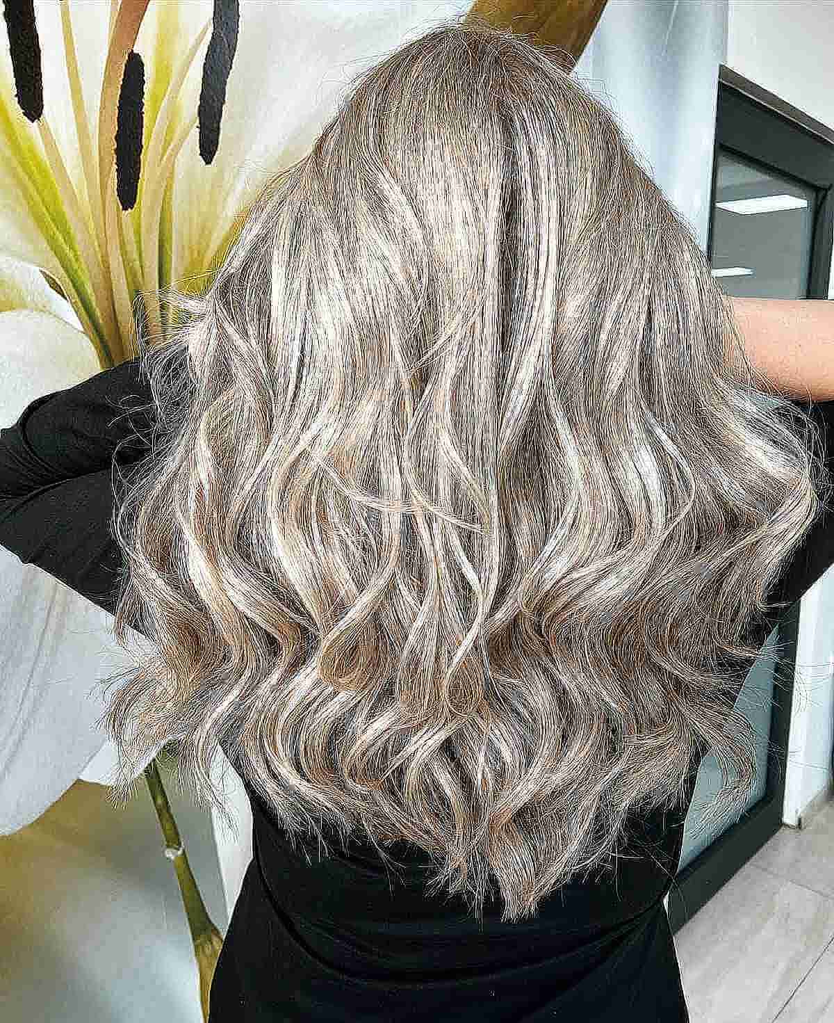 Stunning Light Blonde Balayage Highlights