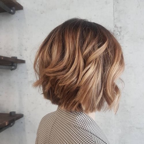 Stunning Short Caramel Brown Hair